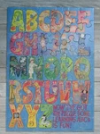Springbok Children's Jigsaw Puzzle / Hallmark Pzl 1120 Alphabet Fun 48. Fixed Price $8.99.