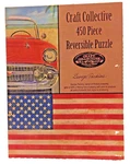 Avon Vintage Car/flag Reversible Puzzle 450 Piece New Factory Sealed Bag. Fixed Price $15.99.