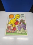 Vintage 1988 Playskool Big Bird Thick Puzzle 315-20 Wooden Pieces. Fixed Price $7.99.