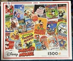 Ceaco Disney Mickey Mouse Vintage Collage Jigsaw Puzzle 1500 Pieces Still Sealed. Fixed Price $19.50.
