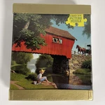 Vintage Built-rite Picture Puzzle Jigsaw Artist Series Covered Bridge Warren. Fixed Price $69.99.