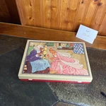 Vintage Fairy Tales Eichorn Wood Picture Block Cube German Puzzle Set. Fixed Price $30.00.
