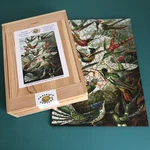 Hummingbirds Artifact Puzzles Wooden Jigsaw *missing 1 Pc* Box. Fixed Price $35.00.