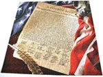 New Springbok 500 Pc Jigsaw Puzzle Declaration Of Independence Words Freedom. Fixed Price $24.95.
