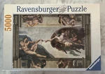 Ravensburger Michelangelo Creation Of Adam 5000 Piece Puzzle Unopened New. Fixed Price $200.00.