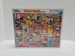 White Mountain Penny Candy 550 Piece Puzzle By Lois B. Sutton 18"X24" Sealed. Fixed Price $18.99.