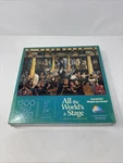 Shakespeare Puzzle All The World's Stage 1500 Pieces, 38 Plays. Fixed Price $19.99.
