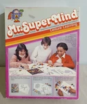 Vintage 1981, Leisure Learning, Mr. Super Mind Preschool Activity Game Set. Fixed Price $11.99.