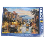 Eurographics San Francisco "cable Car Heaven" 1000 Piece Puzzle * New Sealed. Fixed Price $24.99.