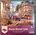 New Majestic By Springbok Paris Street Life 1000 Piece Puzzle. Fixed Price $12.95.