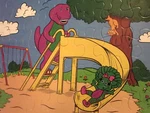 Barney Purple Dinosaur Jigsaw Puzzle Baby Bop Playground Tv Show 1993. Fixed Price $19.99.