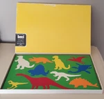 Large Vintage Lauri Crepe/foam Stand-up Dinosaurs Puzzle #2255; 1984. Fixed Price $29.62.