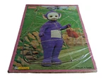 Vintage Teletubbies Tinky Winky 4-PC Wooden Tray Puzzle, 1998, Playskool #629-06. Fixed Price $5.00.