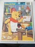 Golden Vintage Disney Winnie The Pooh Frame Tray Puzzle Ages 3-7. Fixed Price $11.95.