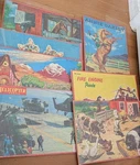 Vintage Puzzles Milton Bradley 10X14" "aptitude Tested" Tray Lot Of 7. Fixed Price $48.00.