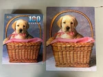 Yellow Lab In Basket Puzzle 100 Pieces Golden Books 41271-00. Fixed Price $8.99.