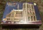 1995 Notre Dame De Paris Cathedral Vintage Wrebbit 3D Puzzle 952 Pieces Sealed. Fixed Price $24.50.