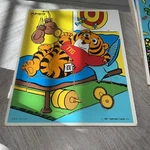 Vintage Playskool Hallmark Shirt Tales Tyg 330-07 Wooden Puzzle 1981. Fixed Price $5.47.