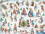 New York Puzzle Beatrix Potter: Peter Rabbit Winter Memories 500PC Jigsaw. Fixed Price $30.06.
