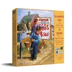 Sunsout Scrambled Eggs 500 Pc Jigsaw Puzzle. Fixed Price $19.99.