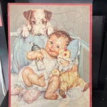 Vintage Walzer Jigsaw Puzzle Children Playing Music With Dolls Retro Toy Collect. Fixed Price $20.00.