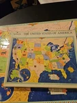 Hallmark Jigsaw Puzzle Map Of The United States America. Fixed Price $10.00.