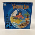 Vtg Golden Yosemite Sam Round Jigsaw Puzzle Looney Tunes 1974 125 Piece Complete. Fixed Price $15.19.