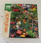 Springbok Puzzle Garden Delights 1000 Pieces Complete. Fixed Price $9.99.