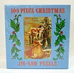 Shackman Victorian Christmas Jigsaw Puzzle Sleeping Twins Santa 100 Pcs 1990S. Fixed Price $9.25.