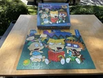 Vintage Rugrats Playing 100 Piece Jigsaw Puzzle Nickelodeon/mattel 1997. Fixed Price $9.99.