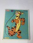 Vintage Playskool Wooden Puzzle Tray Pooh Tigger Disney Rare 674-03 9 Pieces. Fixed Price $12.00.