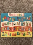 Vintage Saalfield Artcraft Lift-out Preschool Puzzle Match The Abc. Fixed Price $14.98.