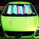 Car Front Windscreen Uv Laser Foil Sun Shade Block To Fit Skoda Superb 09. Fixed Price $17.31.