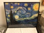 Dbl. Clear View Framed Liberty Puzzles Wood Jigsaw Starry Night Vincent Van Gogh. Fixed Price $149.00.