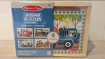 Melissa & Doug Construction Vehicles 4-IN-1 Wooden Jigsaw Puzzles Box 48PCS. Fixed Price $29.99.