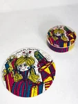 Vtg 1969 Sandy Miller Holiday Thingies Circular Jigsaw Puzzle Complete Springbok. Fixed Price $24.95.