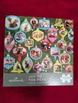 New Hallmark Joy The Pets 1000 Pc Christmas Holiday Puzzle Dog Cat Ornament. Fixed Price $23.00.