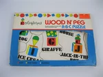 Colorforms Wooden Puzzle Peg Abc Preschool 1986 Jack Box Ice Cream House. Fixed Price $49.95.