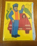 Vintage Unopened 1991 Judy Instructo Police Officer Wooden Puzzle. Fixed Price $18.00.