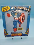 Illco Marvel Super Heroes Secret Wars Captain America 11 Piece 3-D Puzzle 1985. Fixed Price $24.95.