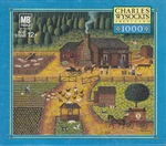 Charles Wysocki Milton Bradley Jigsaw Puzzle Pioneers Nib. Fixed Price $89.99.