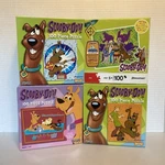 Lot (4) Complete Scooby-doo Jigsaw Puzzle 100 Piece Pressman Cartoon Network Wb. Fixed Price $25.00.