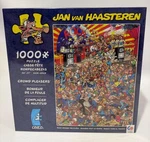 New Sealed Ceaco Jan Van Haasteren Rock Around The Clock 1000 Piece Puzzle. Fixed Price $34.99.