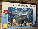 Ravensburger Caribbean Smile 60 Piece Puzzle Acc New Sealed Dolphins. Fixed Price $7.50.