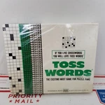 Toss Board Game 1973 Crosswords Puzzle Pager Industries Family Vintage New. Fixed Price $34.99.