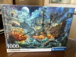 New Clementoni * Pirates Battle 1000 Piece Jigsaw Puzzle. Fixed Price $49.99.