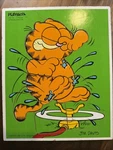 Playskool Garfield Wooden Puzzle Jim Davis Sprinkler Fun 1978 250-10 Piece. Fixed Price $15.99.