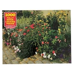 Nos Hoyle 1000 Piece Jigsaw Puzzle Flower Garden 21.5 X 27.5 Sealed Made In Usa. Fixed Price $15.95.