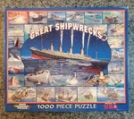 Htf White Mountain Great Shipwrecks 1000 Piece Puzzle Complete. Fixed Price $38.95.