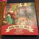 1994 Gibson "jolly Old St. Nick" Puzzle 550 Piece Christmas. Fixed Price $8.00.